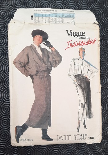 Vtg vogue pattern 1437 - pattern, 1437-vogue