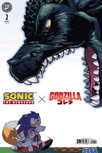 Sonic the hedgehog godzilla - sonic, x