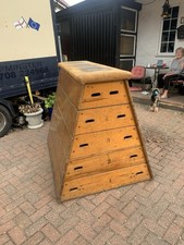 A Vintage School Gym Vault. Gym Equipment. Was Originally Used In Photo Shoots.