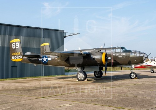 B25 mitchell aces high - mitchell, "aces