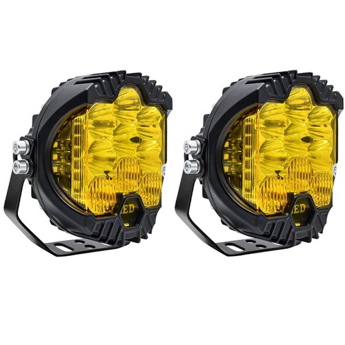 5in yellow led headlights drl - led,