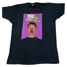 Vintage Tango Single Stitch T-Shirt You Asked For It Graphic 90s Mens Medium