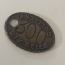 Six Bells Colliery Company Ltd Miners Pit Check / Tally token