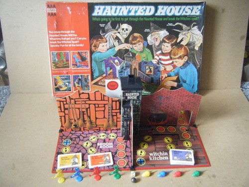 Vintage haunted house a - vintage,