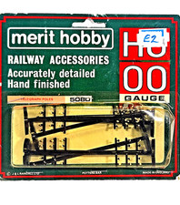 MODEL SCENE Accessories TELEGRAPH POLES Ref5080 HO OO Gauge Hand Finished Detail