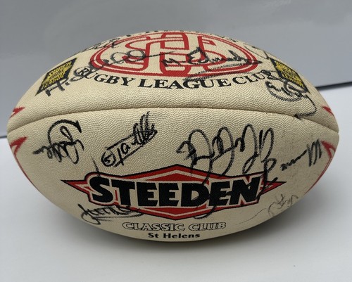 Signed helens rugby league - signed, st.helens