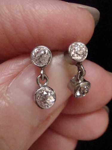 Edwardian 18ct white gold old - white,