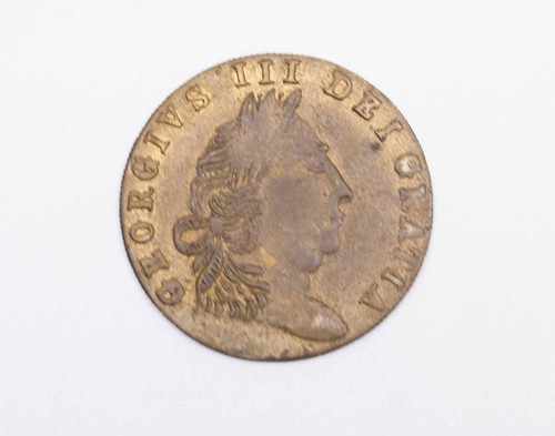 George iii 1768 brass spade - george,
