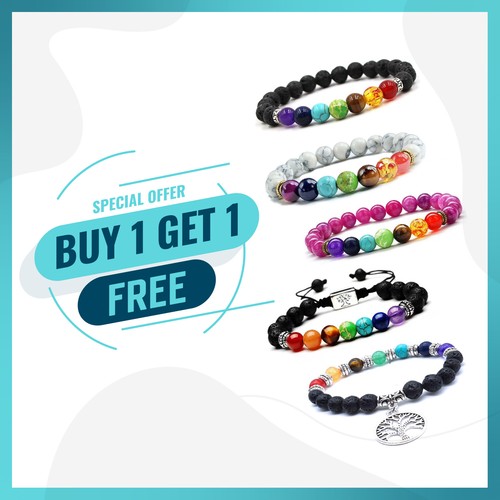 Chakra bracelet crystal - chakra,