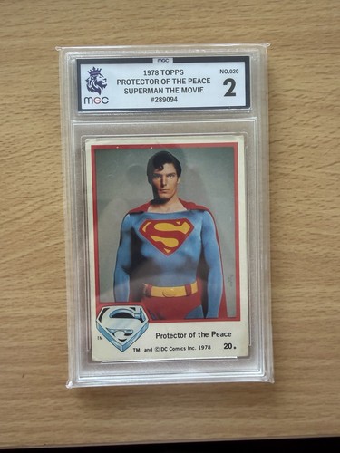 Superman the movie 1978 topps - movie,