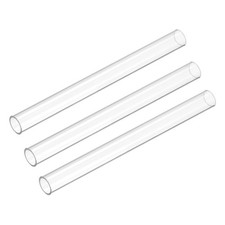 9.6" Clear Rigid Plastic Pipe