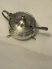 Silver Mustard Pot Epns with