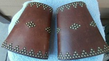 Brass Studded Leather Cowboy