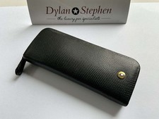 Montblanc La Vie de Boheme Rouge Black Leather Two Pen Pouch