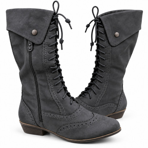Womens knee high boots lace - womens,