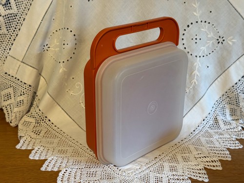 Vintage tupperware lunch box - lunch,