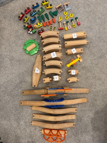 Wooden train track accessories - track,