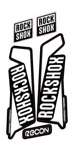 Rockshox recon fork decal kit - decal,