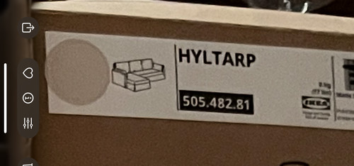 Ikea hyltarp cover set 3 - set,