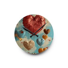 Heart Hot Air Balloons Acrylic