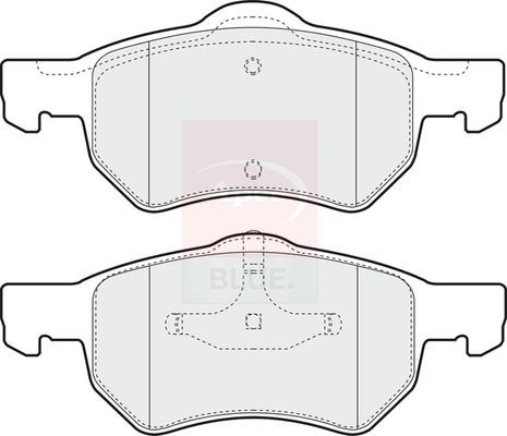 Apec front brake pad - apec,
