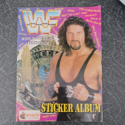 Wwf merlin sticker - merlin, album