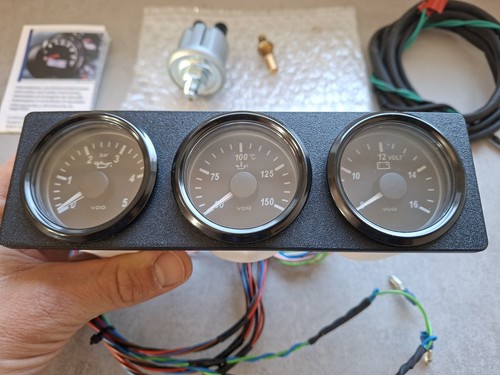 Vdo gauges including - gauges, x3