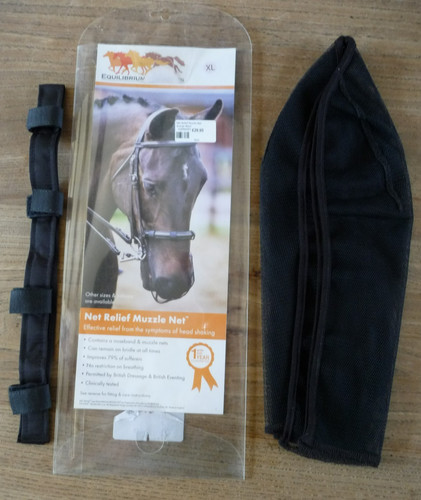 Fly mask riding muzzle net - muzzle,