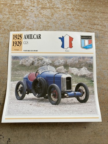 Amilcar cgs 1925 - 1925, 1929
