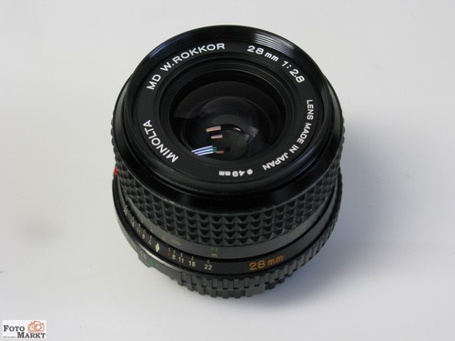 Minolta rokkor 28 - md, w.rokkor