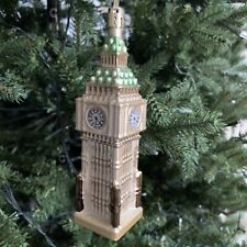 BIG BEN London Novelty Gold Bauble Christmas Tree Hanging Ornament