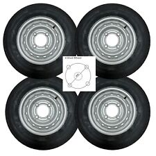 4x 165 R13C Trailer Wheel & Tyres 4 stud 5.5" PCD 165x13" Ifor Williams