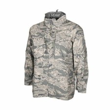 USAF ABU DIGITAL TIGER STRIPE APECS GORETEX PARKA JACKET. EXTRA SMALL-SHORT.