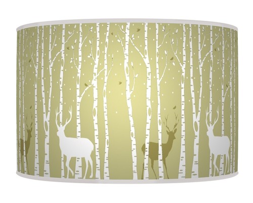 Trees stag deer green - trees,