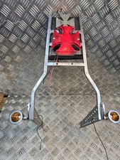 ♻️ universal motorcycle sissy bar backrest  maltese cross ♻️