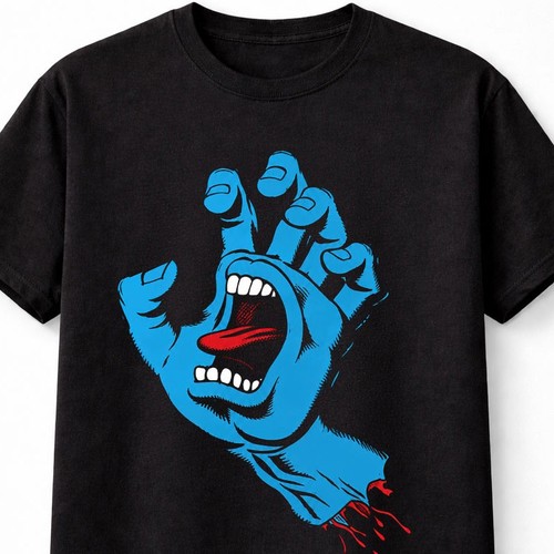 Screaming hand skateboard cruz - hand,