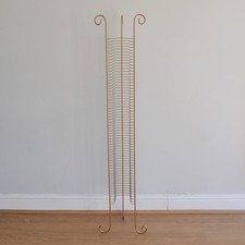 Vintage 1990s CD Rack, Gold