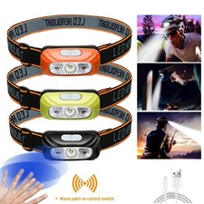 Super Bright USB Rechargeable Headlamp Waterproof LED Head Torch Headlight New