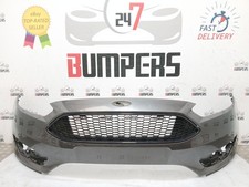 FORD FOCUS  2014 - 2018 GENUINE FRONT BUMPER WITH ZETEC S STYLE  TOP GRILL