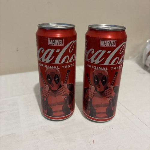 Coca cola cans deadpool - coca-cola,