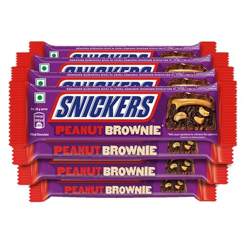150x snickers peanut brownie - snickers,