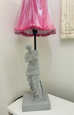 ART DECO STYLE TABLE LAMP NUDE