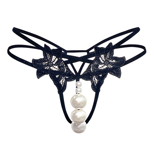 Sexy womens big pearl panties - womens,