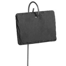 Plant Labels Slate & Chalk Garden Markers Greenhouse Herb Stakes Set of 10 | M&W