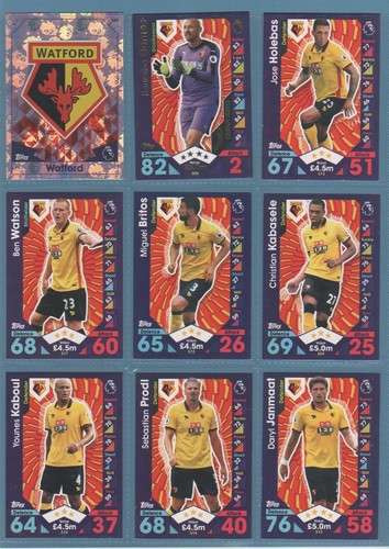 Watford match attax - match,