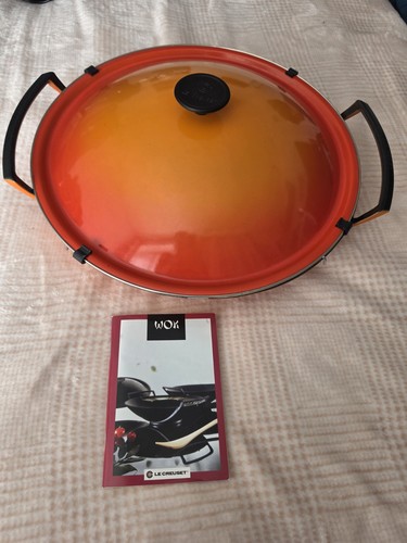 Creuset cast iron wok - le,