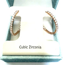 NIB  NANETTE LEPORE CZ  Hoop