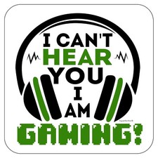 Gamer Coaster. Funny Gaming Accessories Desk Mat. Brother Son Computer Gift Idea