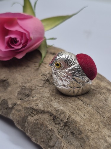 Pin cushion vintage sterling - cushion,