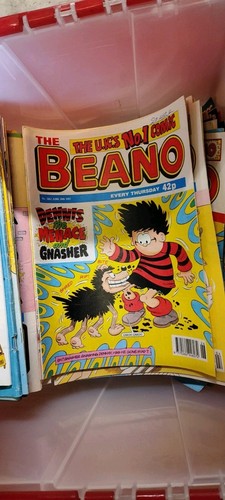 100 beano comics magazines - beano,
